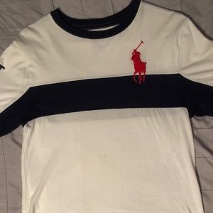 Polo Blue Striped Shirt